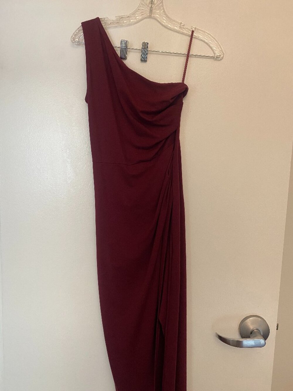 Burgundy Bridesmaid or Wedding Guest Dress